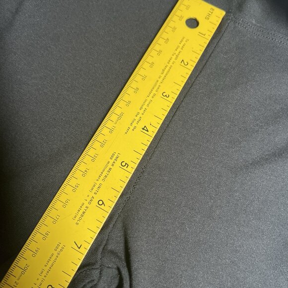 Pink Victoria's Secret Yoga Pants Leggings Women XS Black Fold Over Waist - Picture 6 of 8